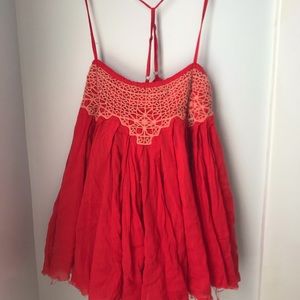 Free People coral top